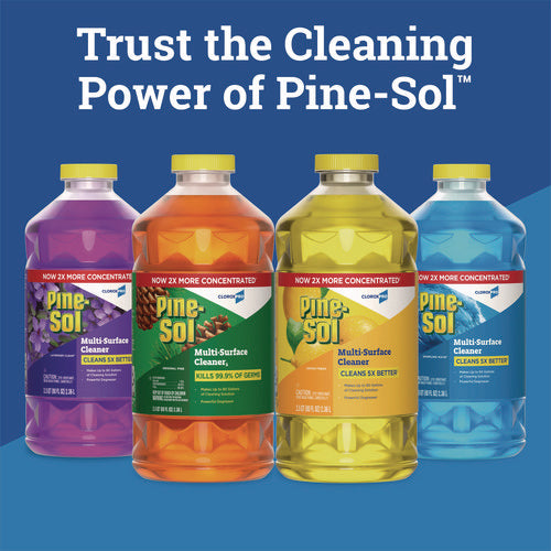 Pine-Sol Cloroxpro Multi-surface Cleaner Disinfectant Concentrated Original Pine Scent 80 Oz Bottle 3/Case