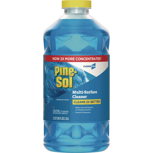 Pine-Sol Cloroxpro Multi-surface Cleaner Concentrated Sparkling Wave Scent 80 Oz Bottle