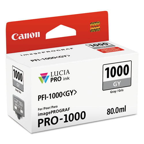 Canon 0552c002 (pfi-1000) Lucia Pro Ink Gray