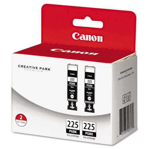 Canon 4530b007aa (pgi-225) Ink Black 2/pack