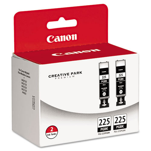 Canon 4530b007aa (pgi-225) Ink Black 2/pack