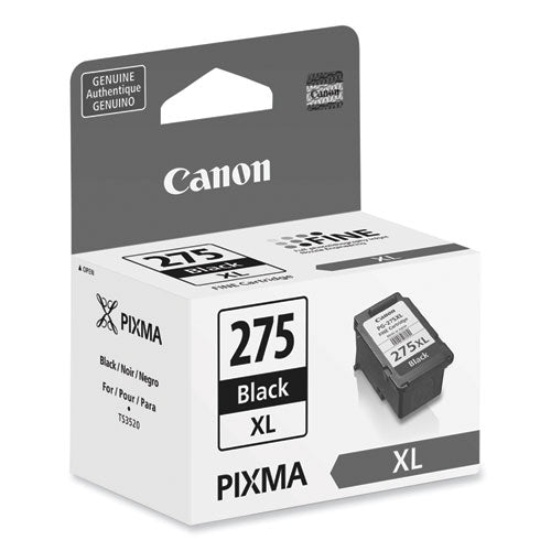 Canon 4981c001 (pg-275xl) Chromalife 100 High-yield Ink 400 Page-yield Black