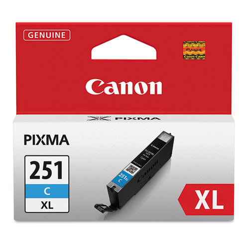 Canon 6449b001 (cli-251xl) Chromalife100+ High-yield Ink 695 Page-yield Cyan
