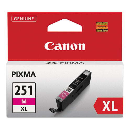 Canon 6450b001 (cli-251xl) Chromalife100+ High-yield Ink 680 Page-yield Magenta