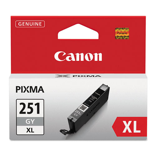 Canon 6452b001 (cli-251xl) Chromalife100+ High-yield Ink 3350 Page-yield Gray