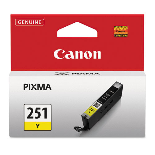 Canon 6516b001 (cli-251) Chromalife100+ Ink 330 Page-yield Yellow