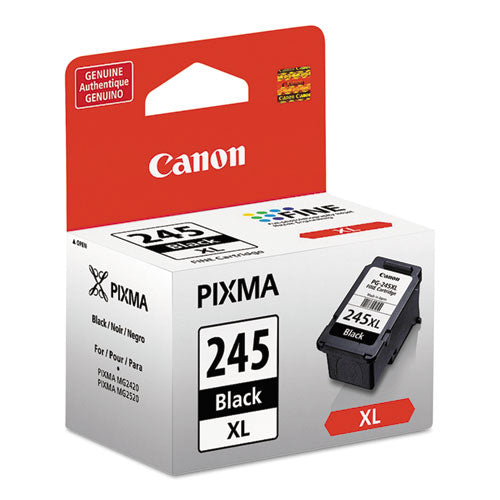 Canon 8278b001 (pg-245xl) Chromalife100+ High-yield Ink 300 Page-yield Black