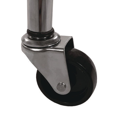 Champion Sports Portable Ball Locker Metal 176 Lb Capacity 24x41x36 Chrome