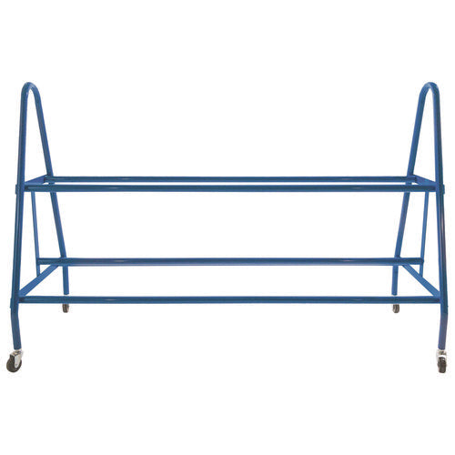 Champion Sports Heavy-duty Deluxe Ball Cart Metal 132 Lb Capacity 17.5x59x35.75 Blue