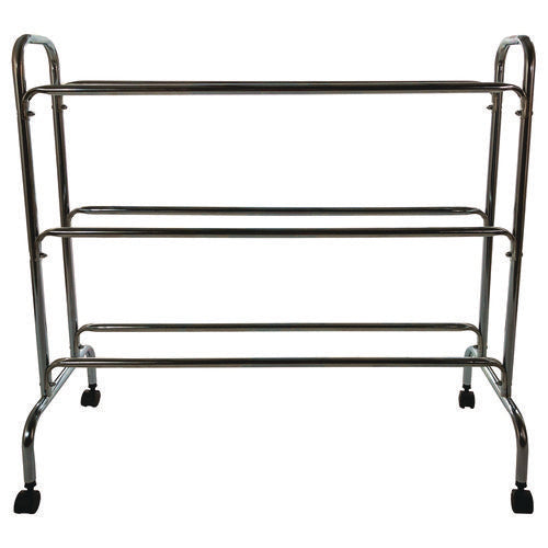 Champion Sports Powder-coated Ball Cart Metal 132 Lb Capacity 17x41x41 Silver