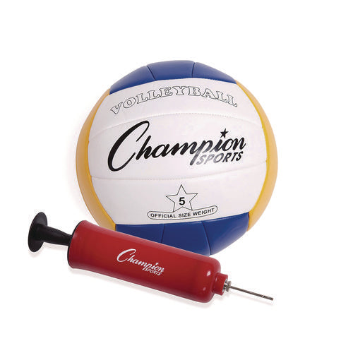 Champion Sports Deluxe Volleyball/badminton Tournament Set (4) Rackets/(2) Shuttlecocks/(2) Birdies/net/pump/volleyball