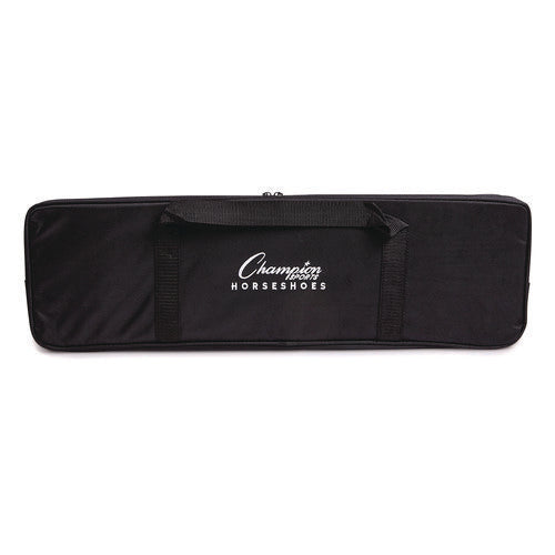 Champion Sports Deluxe Horseshoe Tournament Set 4 Horseshoes/2 Stakes/carry Bag/rule Sheet