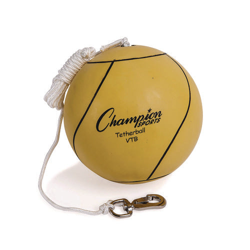 Champion Sports Deluxe Tetherball Tournament Set Ball/24" Telescopic Poles/102" Cord/carry Case/pump/needle