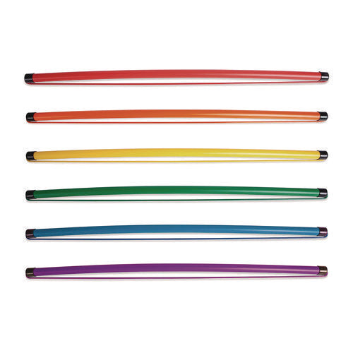 Champion Sports Jump Rope Baton Set 32" Assorted Colors 6 Batons/set