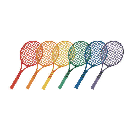 Champion Sports Plastic Tennis Racket Set Six 21