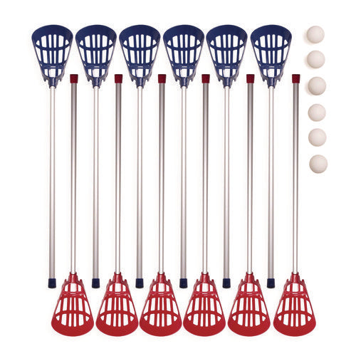 Champion Sports Soft Lacrosse Set 6 Balls/12 Sticks