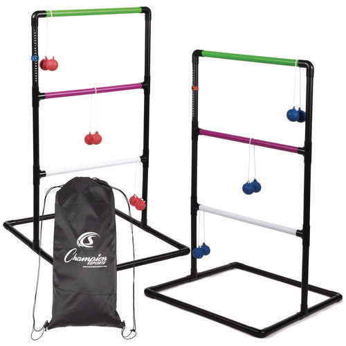 Champion Sports Ladder Ball Game Set (2) 22"x37.5" Ladders/(6) Bolas/carry Bag