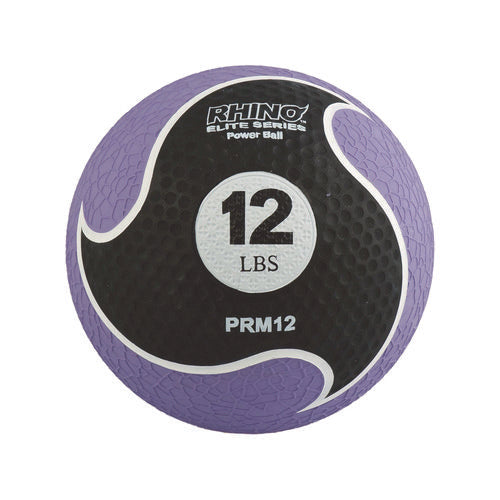 Champion Sports Rhino Elite Medicine Ball 12 Lb Purple