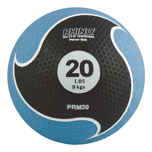 Champion Sports Rhino Elite Medicine Ball 20 Lb Blue
