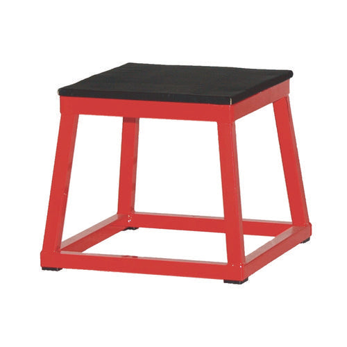 Champion Sports Plyo Box 15"x15" Plywood/rubber/steel Red/black