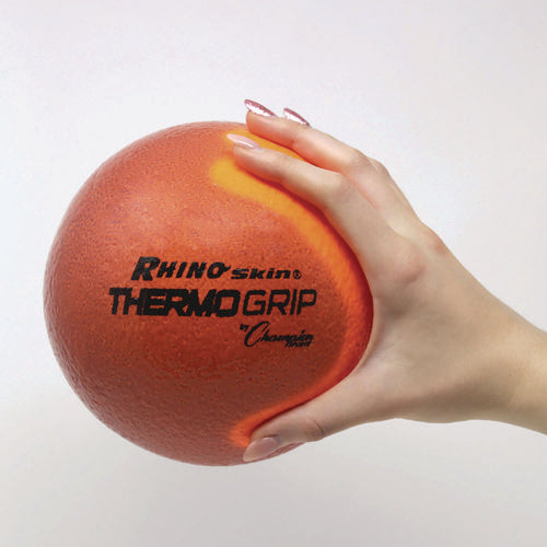 Champion Sports Rhino Skin Thermo Grip Dodgeball Set 6.3" Diameter Assorted Colors 6/set