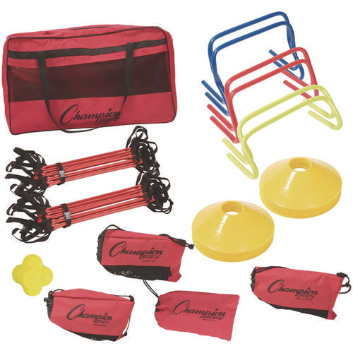 Champion Sports Speed And Agility Kit With Carry Bag
