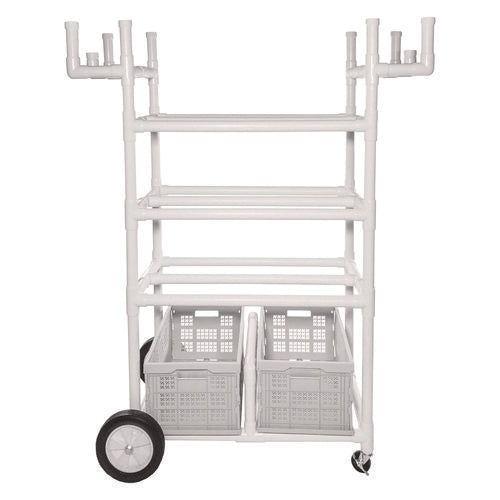 Champion Sports High Impact All-terrain Heavy-duty Cart Plastic 176 Lb Capacity 19x53x58 White