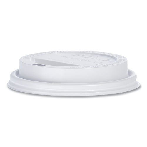 SOLO Solo Traveler Sip Through Lids For Thermoguard Hot Cups Fits 12 16 20 24 Oz White 1200/Case