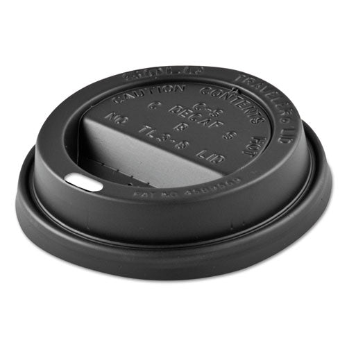 SOLO Solo Traveler Sip Through Lids For Thermoguard Hot Cups Fits 12 16 20 24 Oz Black 1200/Case