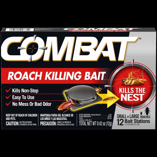 Combat Roach Bait Insecticide 0.42 Oz 12/pack 10 Packs/Case