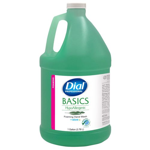 Dial Basics Hypoallergenic Hand Wash Honeysuckle Scent 1 Gal Bottle 4/Case