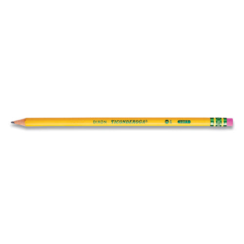 Ticonderoga Pre-sharpened Pencil Hb (#2) Black Lead Yellow Barrel 18/pack