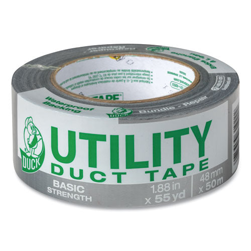 Duck Utility Duct Tape 3" Core 1.88"x55 Yds Silver