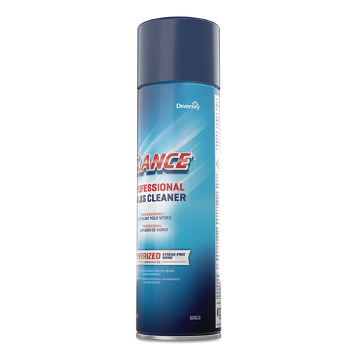 Diversey Glance Powerized Glass And Surface Cleaner Ammonia Scent 19 Oz Aerosol Spray 12/Case