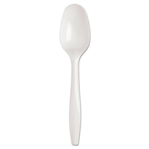 Dixie Smartstock Plastic Cutlery Refill Teaspoon 5.5" Series-b Mediumweight White 40/pack 24 Packs/Case