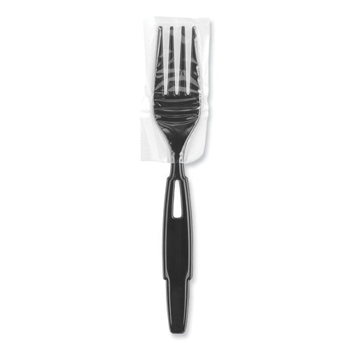 Dixie Smartstock Wrapped Heavy-weight Cutlery Refill Fork Black 960/Case