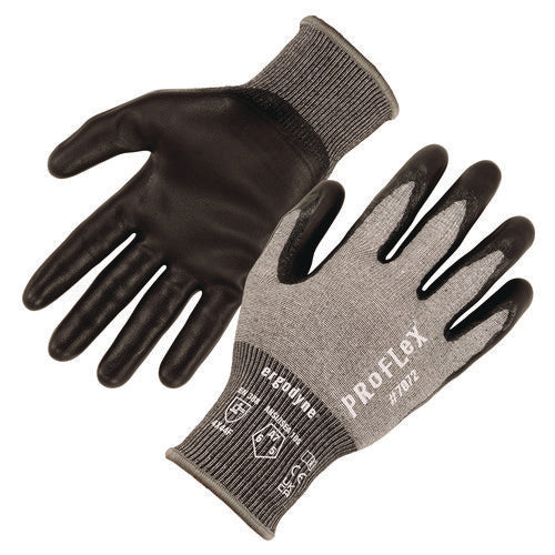 Ergodyne Proflex 7072 Ansi A7 Nitrile-coated Cr Gloves Gray X-small Pair