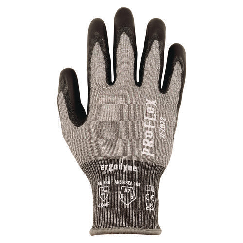 Ergodyne Proflex 7072 Ansi A7 Nitrile-coated Cr Gloves Gray X-small Pair