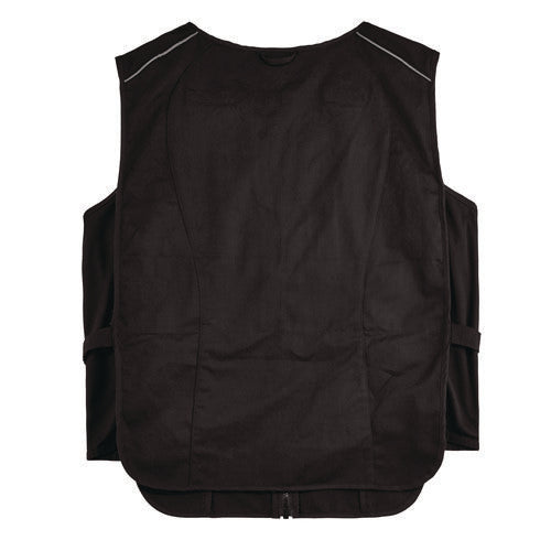 Ergodyne Chill-its 6255 Lightweight Phase Change Cooling Vest Cotton/polyester 2x-large/3x-large Black