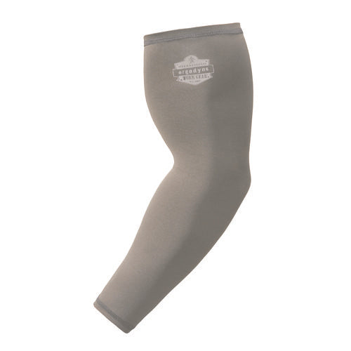 Ergodyne Chill-its 6690 Performance Knit Cooling Arm Sleeve Polyester/spandex Medium Gray Pair