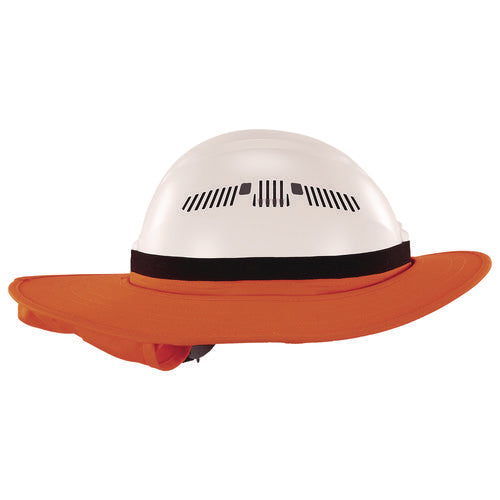 Ergodyne Chill-its 6661 Universal Hard Hat Brim With Neck Shade Orange