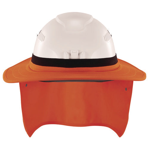 Ergodyne Chill-its 6661 Universal Hard Hat Brim With Neck Shade Orange