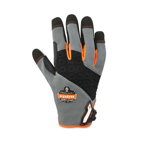 Ergodyne Proflex 710 Heavy-duty Mechanics Gloves Gray Small Pair