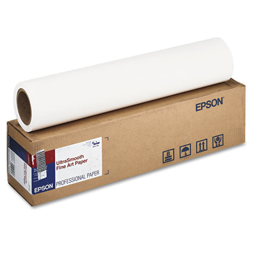 Epson Ultrasmooth Fine Art Paper Rolls 15 Mil 24"x50 Ft White