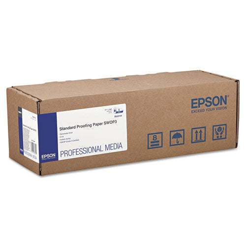 Epson Standard Proofing Paper Roll Swop3 9 Mil 17"x100 Ft Semi-matte White