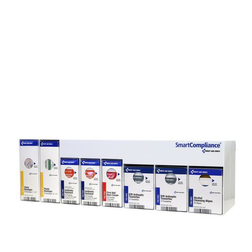 First Aid Only Retrofit Clean Treat And Protect 135 Pieces Plastic Case