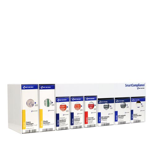 First Aid Only Retrofit Clean Treat And Protect 135 Pieces Plastic Case