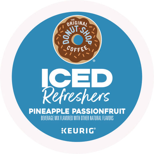 The Original Donut Shop Iced Refreshers K-cup Pods Passion Fruit 20/box