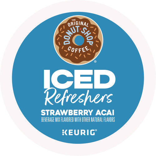 The Original Donut Shop Iced Refreshers K-cup Pods Strawberry 20/box