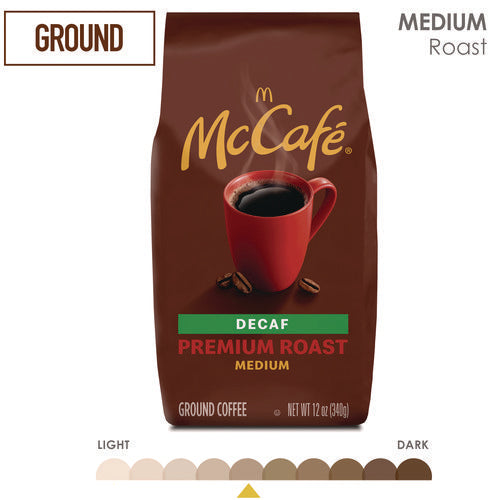 McCafe Ground Coffee Premium Roast Decaf 12 Oz Bag